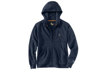 Image of Carhartt Force Delmont Grphc Full Zip Hdd Swtshrt - Mens, Navy Heather, Large, 103851-NVH-REG-L