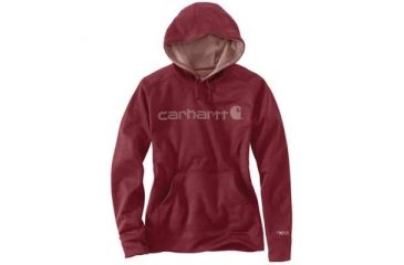 Image of Carhartt Force Extremes Sig Graphic Hooded Sweatshirt - Womens, Cherrystone Heather, Medium-Regular, 102185-611-REG-M