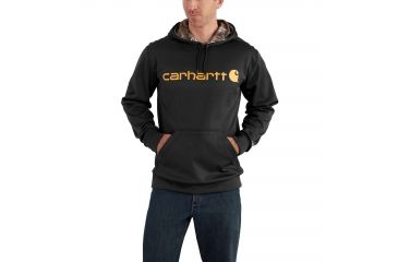 Image of Carhartt Force Extremes Signture Graphic Hooded Sweatshirt for Mens, Black, Large/Regular 102314-001-REG-L