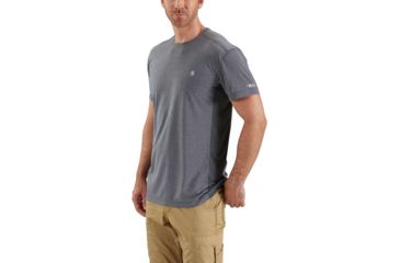 Image of Carhartt Force Extremes SS Tshirt-Mens, Shadow Heather/Shadow, Small, Regular, 102960-083-REG-S