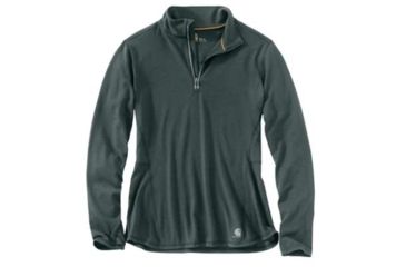 Image of Carhartt Force Ferndale Quarter Zip Shirt - Womens, Elm Heather, XXL-REG, 102528-354-REG-XXL