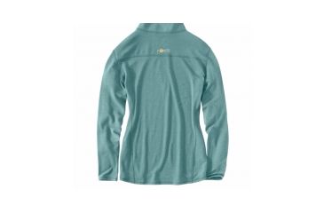 Image of Force Quarter Zip Shirt - Womens-Coast Blue Heather-X-Small