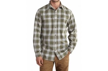 Image of Force Reydell Long Sleeve Shirt - Mens-Moss-X-Large