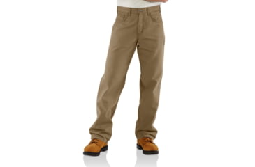 Image of Carhartt FR Canvas Pant-Personal Protective, Golden Khaki, 48-36, FRB159-GKH-36-48