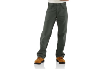Image of Carhartt FR Canvas Pant-Personal Protective, Moss, 48-36, FRB159-MOS-36-48