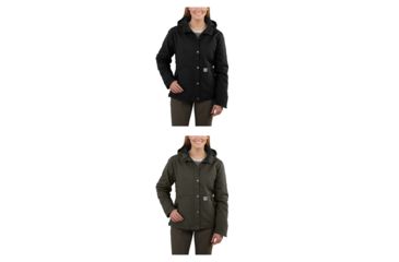 Image of Carhartt Full Swing Cryder Stretch QD Jacket - Women's, Black, Olive