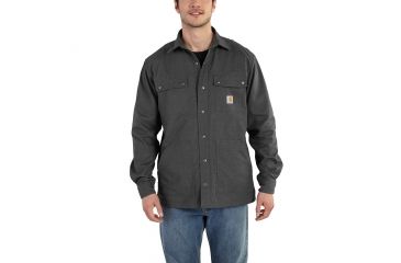 Image of Carhartt Full Swing QD Overland Shirt Jac - Mens, Shadow, XX-:Large-Regular 101751-029-REG-2XL