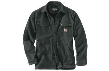 Image of Carhartt Full Swing QD Overland Shirt Jac - Mens, Shadow, XX-:Large-Regular 101751-029-REG-2XL
