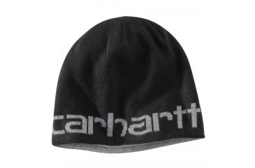 Image of Carhartt Greenfield Reversible Hat for Mens, Black, One Size Fits All 100137-001-OFA