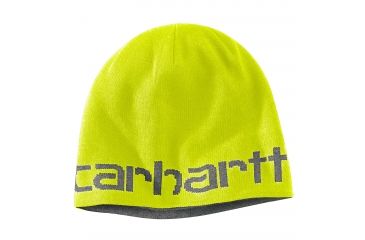 Image of Carhartt Greenfield Reversible Hat for Mens, Brite Lime, One Size Fits All 100137-323-OFA