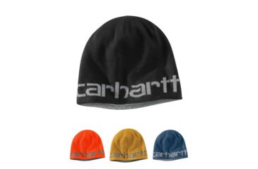 Image of Carhartt Greenfield Reversible Hat for Mens, Black, Brite Orange, Carhartt Gold, Dark Blue