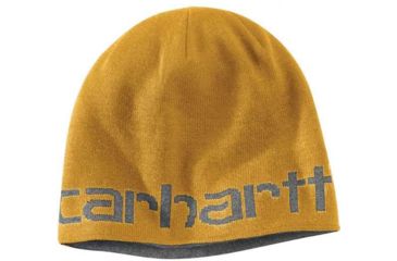 Image of Carhartt Greenfield Reversible Hat Heathered - Mens, Carhartt Gold, One Size, 100137-703-OFA