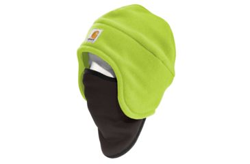 Image of Carhartt HV Enhanced 2 in 1 Hat, Brite Lime, One Size Fits All 100795-323-OFA