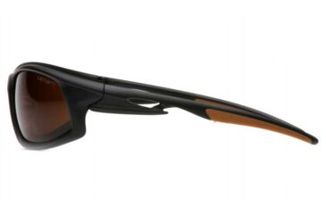 Image of Carhartt Ironside Safety Glasses Safety Glasses w/ Bronze Anti-Fog Lens, Black/Tan, CHB618DT