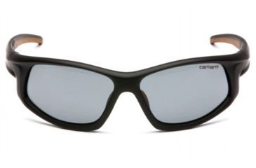 Image of Carhartt Ironside Safety Glasses w/ Gray Anti-Fog Lens, Black/Tan, CHB620DT