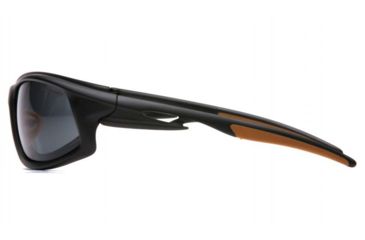 Image of Carhartt Ironside Safety Glasses w/ Gray Anti-Fog Lens, Black/Tan, CHB620DT