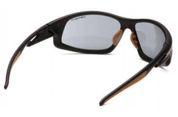 Image of Carhartt Ironside Safety Glasses w/ Gray Anti-Fog Lens, Black/Tan, CHB620DT