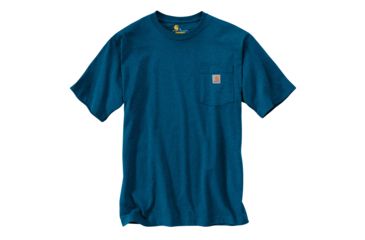 Image of Carhartt Workwear Pocket T-Shirt - Men's, Bold Blue Heather, Large, Regular, K87-I02REGLRGA