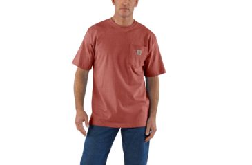 Image of Carhartt Workwear Pocket T-Shirt - Men's, Henna Heather, Large, Tall, K87-R01TLLLRGA