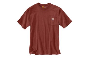 Image of Carhartt Workwear Pocket T-Shirt - Men's, Henna Heather, Large, Tall, K87-R01TLLLRGA