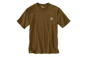 Image of Carhartt Workwear Pocket T-Shirt - Men's, Oiled Walnut Heather, Large, Regular, K87-B00REGLRGA