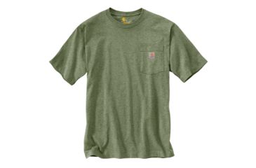 Image of Carhartt Workwear Pocket T-Shirt - Men's, Olivine Heather, Large, Regular, K87-G01REGLRGA