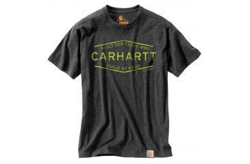 Image of Carhartt Maddock MBH Graphic Short Sleeve T-shirt - Mens, Carbon Heather, L-REG 103182-026-REG-L
