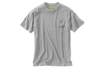 Image of Carhartt Maddock Outlast Graphic Pocket Short Sleeve T-Shirt Regular - Mens, Heather Gray, 2XL-Regular, 103562-034-2XL-REG