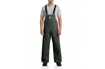 Image of Carhartt Mayne Bib Overall for Mens, Green, Large/Tall 101075-300-TLL-L