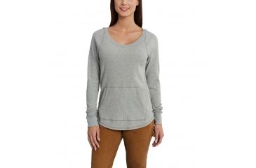 Image of Carhartt Meadow Hoodie for Womens, Asphalt Heather, 2XL/Regular 102774-058-REG-XXL