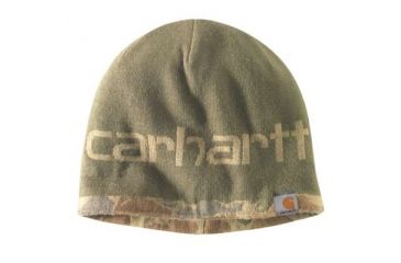 Image of Carhartt Montgomery Reversible Hat - Mens, Dark Khaki Duck Camo, One Size, 102708-255-OFA