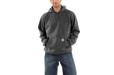 Image of Carhartt MW Sweatshirt Hdd Pullover Org Fit - Mens, Carbon Heather, XL-REG K121-026-REG-XLG