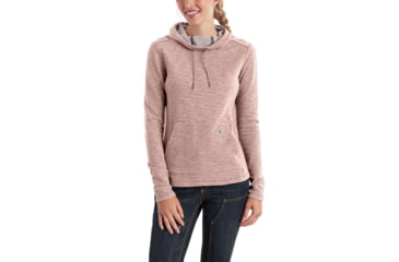 Image of Carhartt Newberry Cowl Hoodie for Womens, Misty Rose, 2XL/Regular 102481-681-REG-XXL
