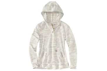 Image of Carhartt Norwalk Hoodie - Womens, Marshmellow Space Dye, L-REG 103061-110-REG-L