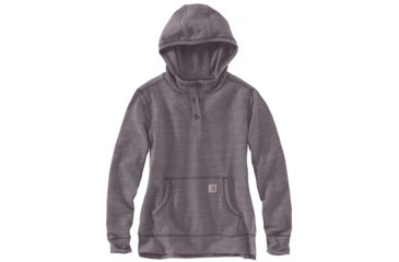 Image of Carhartt Norwalk Hoodie - Womens, Dark Sparrow Space Dye, XL-REG 103061-548-REG-XL