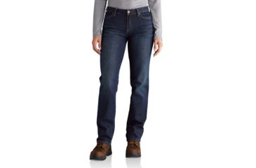 Image of Carhartt Original Fit Blaine Jean-Womens, Bluestone, 10-Regular, 102731-470-REG-10
