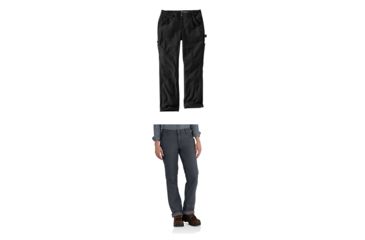 Image of Carhartt Original Fit Crawford Flce Lined Pant - Women's, Black, Coal
