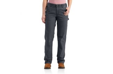Image of Carhartt Original Fit Crawford Pant for Womens, Coal, 4/Short 102080-011-SHT-4