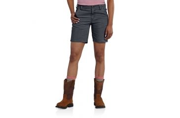 Image of Carhartt Original Fit Crawford Short for Womens, Coal, 12 102094-011-12