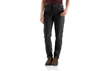 Image of Carhartt Original Fit Smithville Pant - Womens, Black, 8-REG 103150-001-REG-8