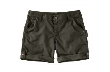 Image of Carhartt Original Fit Smithville Short - Womens, Olive, 4-REG 103040-307-REG-4