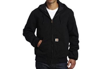 Image of Carhartt PuRain Defenderue Ripstop Active Jacket for Mens Black Small/Regular 101946-001-REG-S