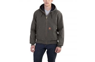 Image of Carhartt QFL Sandstone Active Jacket for Mens, Gravel, 3XL/Regular J130-GVL-REG-3XL