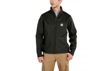 Image of Carhartt Quick Duck Pineville Jacket for Mens, Black, Medium/Regular 100724-001-REG-M
