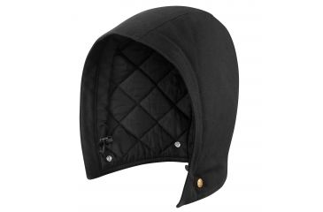 Image of Carhartt Quilt Lined Duck Hood for Mens, Black, 2XL/5XL 102365-001-42771