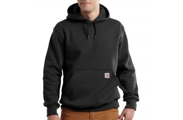 Image of Carhartt Rain Defender Paxton Heavyweight Hooded Sweatshirt for Mens, Black, Medium/Regular 100615-001-REG-M