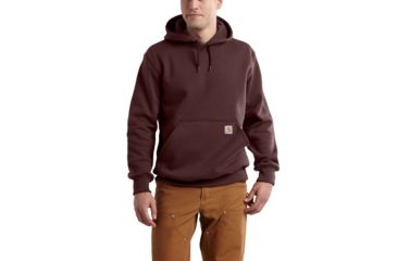 Image of Carhartt Rain Defender Paxton Heavyweight Hooded Sweatshirt for Mens, Dark Cedar, 2XL/Regular 100615-224-REG-2XL