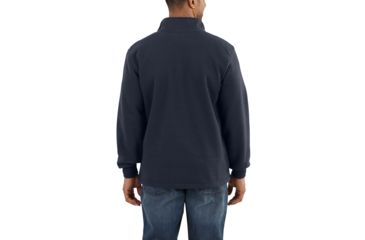 Image of Carhartt RD Paxton HW Quarter Zip Sweatshirt - Mens, Navy, Small, 102277-412-REG-S