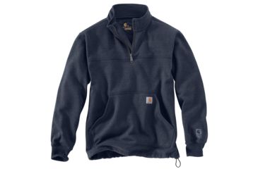 Image of Carhartt RD Paxton HW Quarter Zip Sweatshirt - Mens, Navy, Small, 102277-412-REG-S
