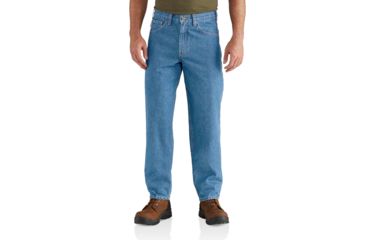 Image of Carhartt Relaxed Fit Five Pocket Tapered Leg Jean-Mens, Stonewash, 32-38, B17-STW-38-32